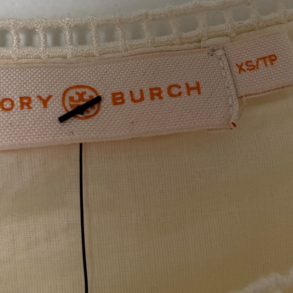 Worn once TORY BURCH Embroidered Poplin Dress $1,898 XS - Picture 11 of 16